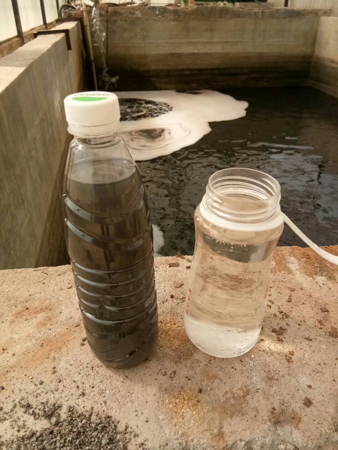 精細化工廢水處理前后效果